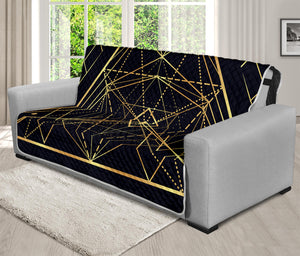 Geometric Pyramid Print Futon Protector