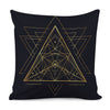 Geometric Pyramid Print Pillow Cover