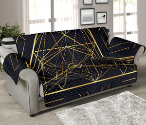 Geometric Pyramid Print Sofa Protector