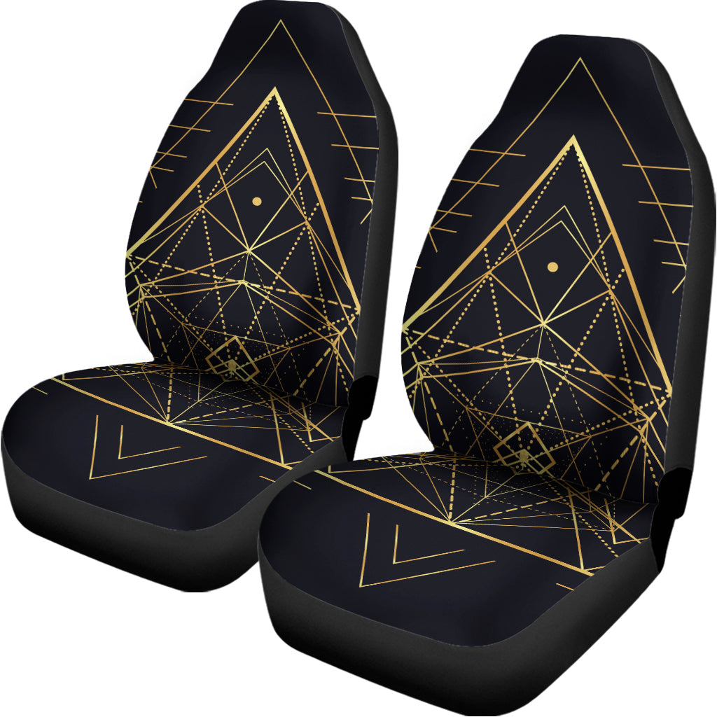 Geometric Pyramid Print Universal Fit Car Seat Covers