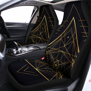 Geometric Pyramid Print Universal Fit Car Seat Covers