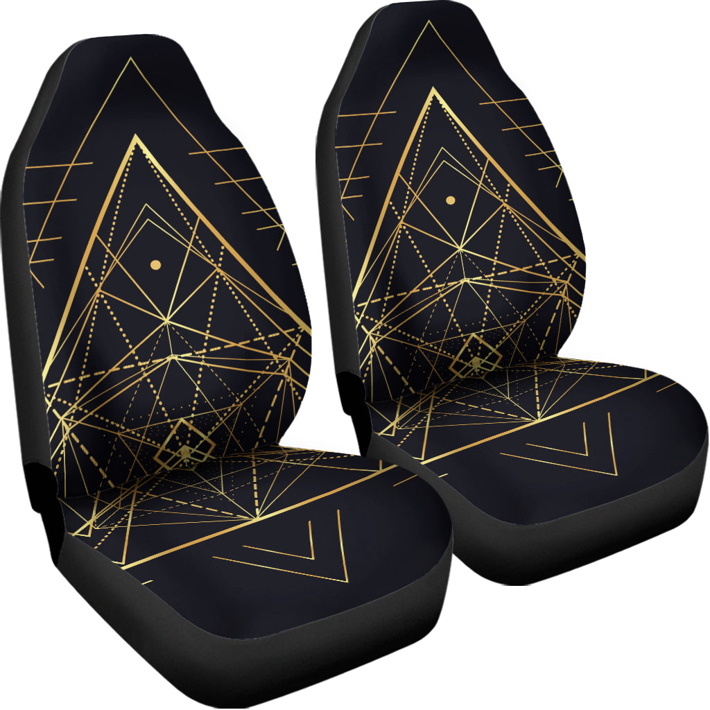 Geometric Pyramid Print Universal Fit Car Seat Covers