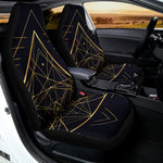 Geometric Pyramid Print Universal Fit Car Seat Covers