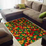 Geometric Reggae Pattern Print Area Rug GearFrost