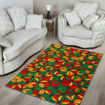 Geometric Reggae Pattern Print Area Rug GearFrost