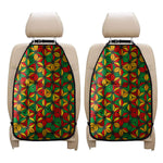 Geometric Reggae Pattern Print Car Seat Organizers