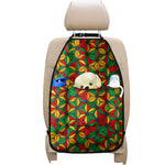 Geometric Reggae Pattern Print Car Seat Organizers