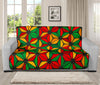 Geometric Reggae Pattern Print Futon Protector