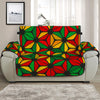 Geometric Reggae Pattern Print Half Sofa Protector