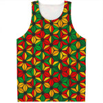 Geometric Reggae Pattern Print Men's Tank Top