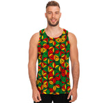 Geometric Reggae Pattern Print Men's Tank Top