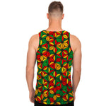 Geometric Reggae Pattern Print Men's Tank Top