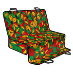 Geometric Reggae Pattern Print Pet Car Back Seat Cover