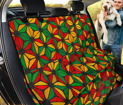Geometric Reggae Pattern Print Pet Car Back Seat Cover