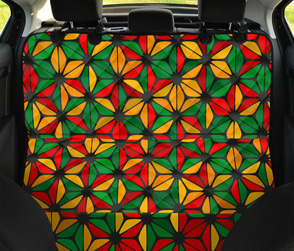 Geometric Reggae Pattern Print Pet Car Back Seat Cover