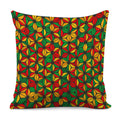 Geometric Reggae Pattern Print Pillow Cover