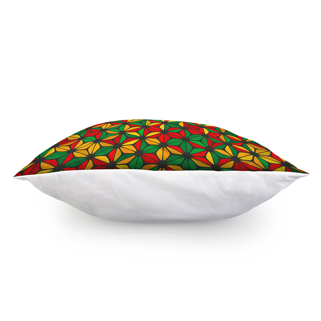 Geometric Reggae Pattern Print Pillow Cover