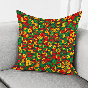 Geometric Reggae Pattern Print Pillow Cover