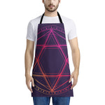 Geometric Star of David Print Apron