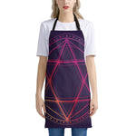 Geometric Star of David Print Apron