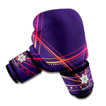 Geometric Star of David Print Boxing Gloves