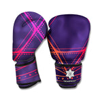 Geometric Star of David Print Boxing Gloves