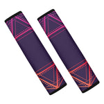 Geometric Star of David Print Car Seat Belt Covers