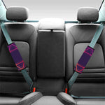 Geometric Star of David Print Car Seat Belt Covers
