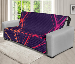 Geometric Star of David Print Futon Protector