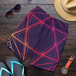 Geometric Star of David Print Men's Shorts