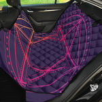 Geometric Star of David Print Pet Car Back Seat Cover