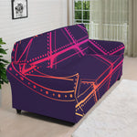 Geometric Star of David Print Sofa Cover