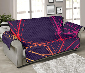 Geometric Star of David Print Sofa Protector