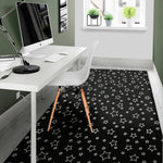 Geometric Star Pattern Print Area Rug