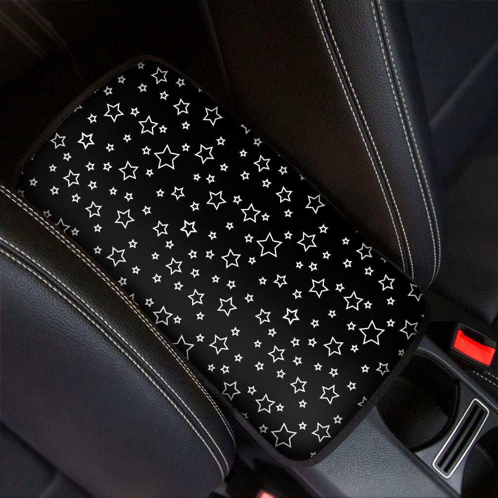 Geometric Star Pattern Print Car Center Console Cover