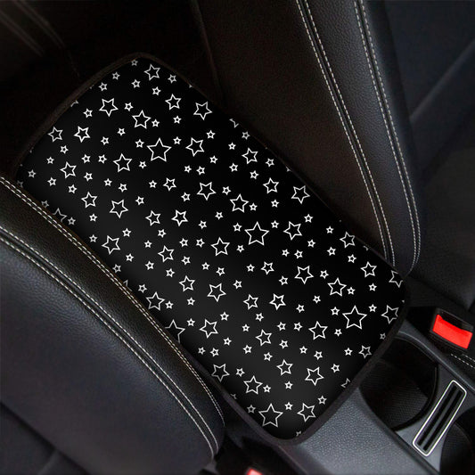 Geometric Star Pattern Print Car Center Console Cover