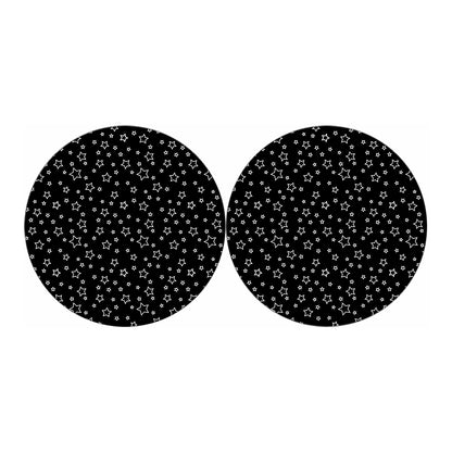 Geometric Star Pattern Print Car Coasters