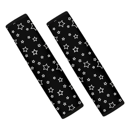 Geometric Star Pattern Print Car Seat Belt Covers