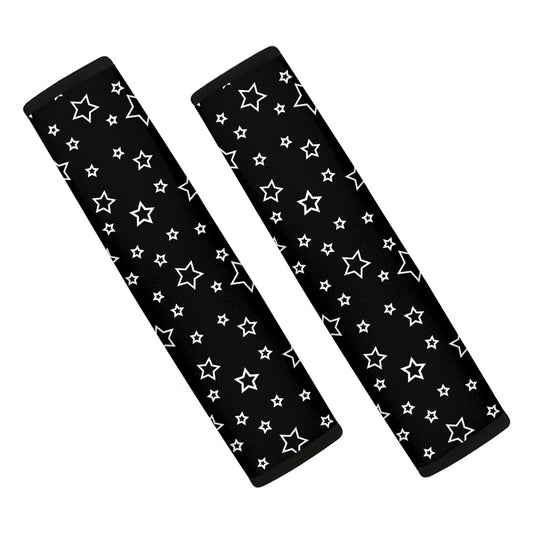 Geometric Star Pattern Print Car Seat Belt Covers