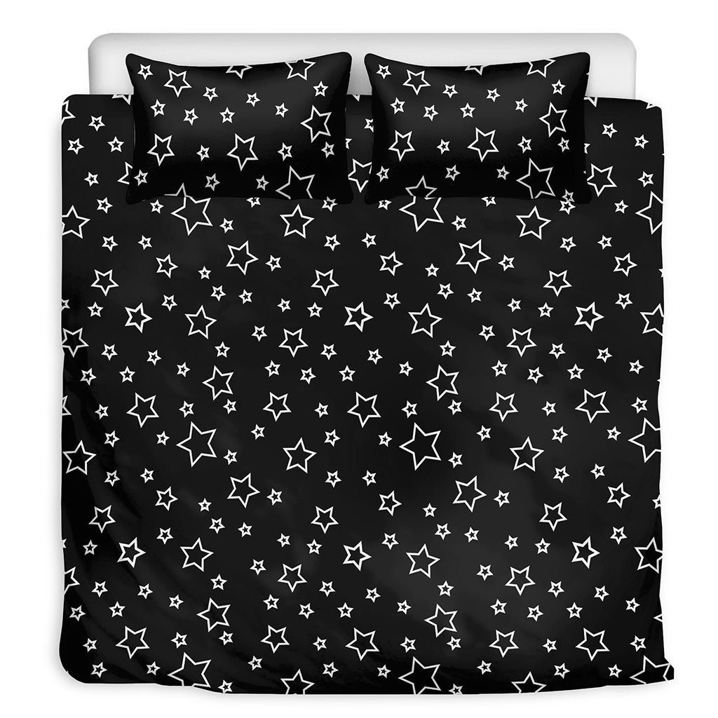 Geometric Star Pattern Print Duvet Cover Bedding Set