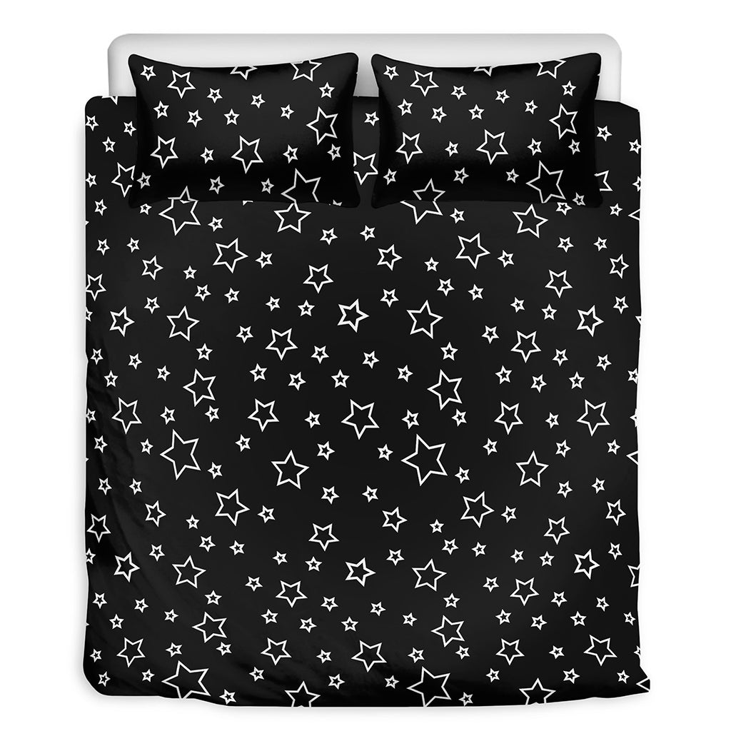 Geometric Star Pattern Print Duvet Cover Bedding Set