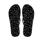 Geometric Star Pattern Print Flip Flops
