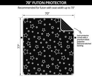 Geometric Star Pattern Print Futon Protector