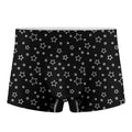 Geometric Star Pattern Print Men's Boxer Briefs