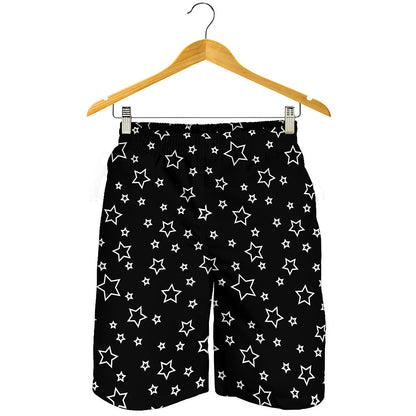 Geometric Star Pattern Print Men's Shorts