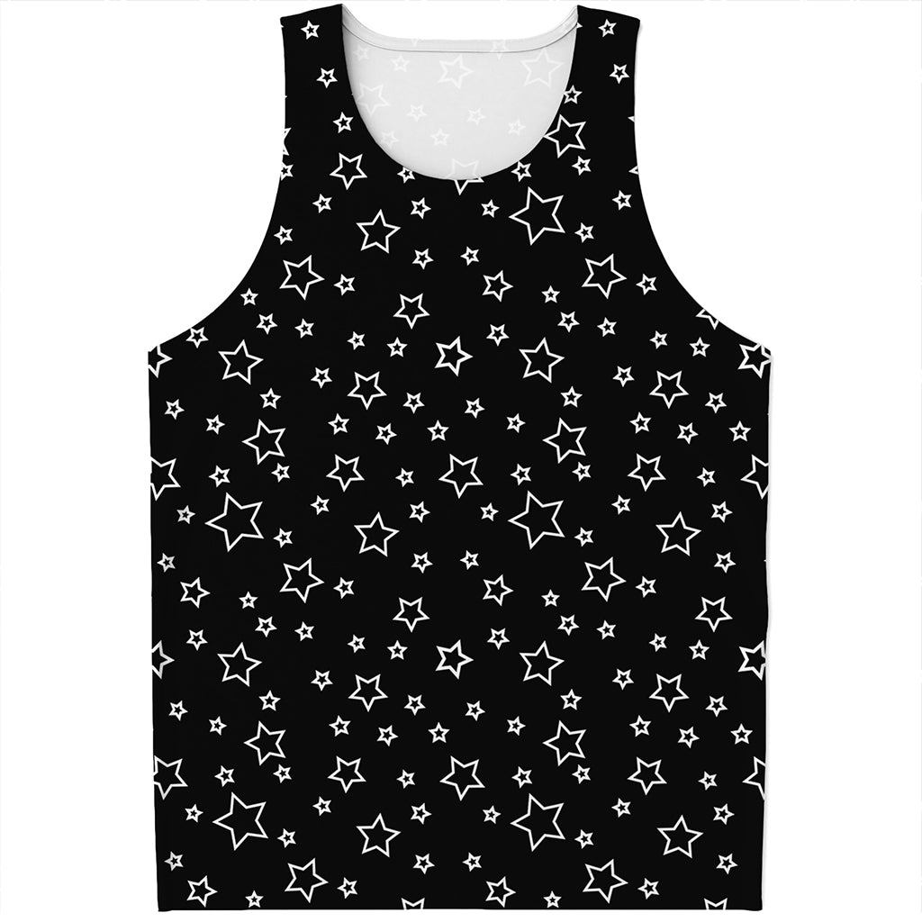 Geometric Star Pattern Print Men's Tank Top