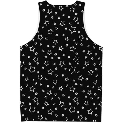Geometric Star Pattern Print Men's Tank Top