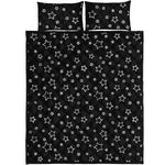 Geometric Star Pattern Print Quilt Bed Set