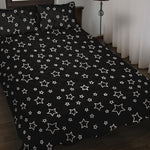 Geometric Star Pattern Print Quilt Bed Set
