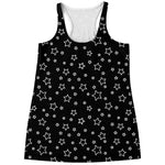 Geometric Star Pattern Print Women's Racerback Tank Top